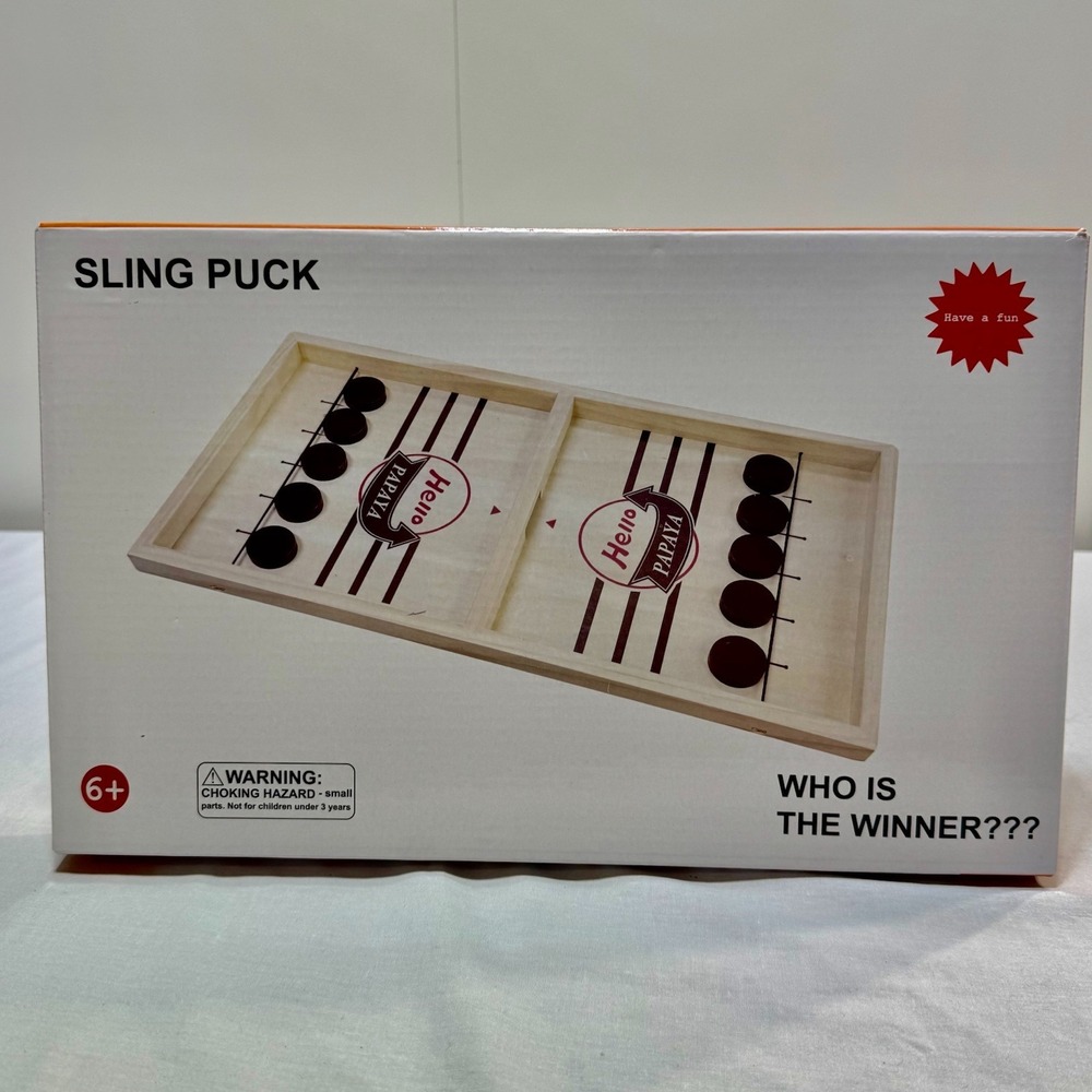 Small Sling Puck FAST Table Game Night Hockey Board Game Board Game Super Winner